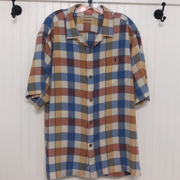 Tommy Bahama Other - TommyBahama SILK SHIRT Plaid Checks